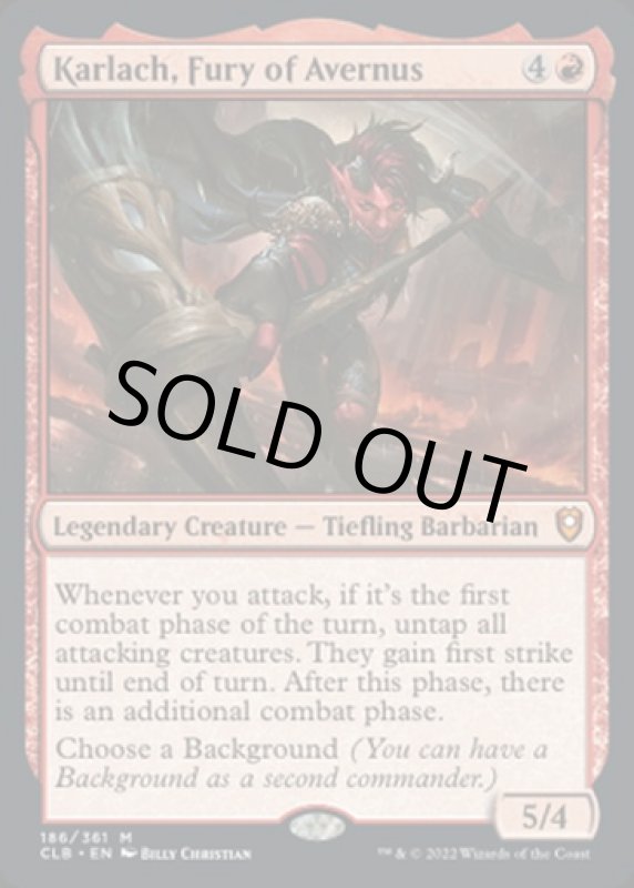 画像2: アヴェルヌスの憤怒、カーラック/Karlach, Fury of Avernus (2)