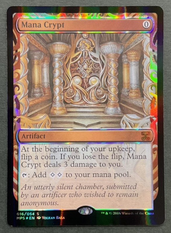 画像1: 【FOIL】魔力の墓所/Mana Crypt (1)