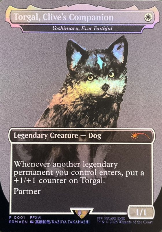 画像1: 【FOIL】永久忠義の義丸/Yoshimaru, Ever Faithful (Torgal, Clive's Companion) (1)