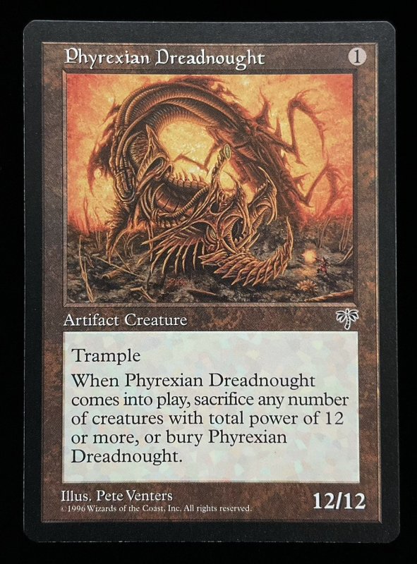画像1: ファイレクシアン・ドレッドノート/Phyrexian Dreadnought (1)