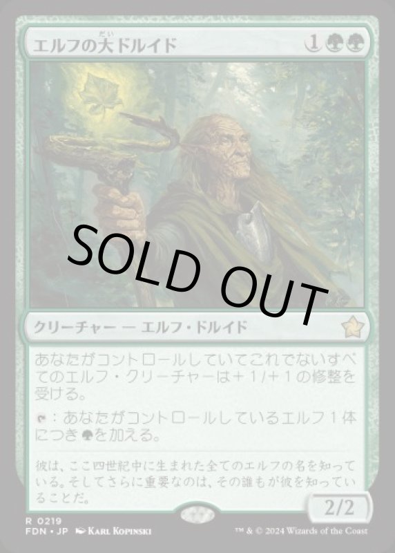 画像1: エルフの大ドルイド/Elvish Archdruid (1)