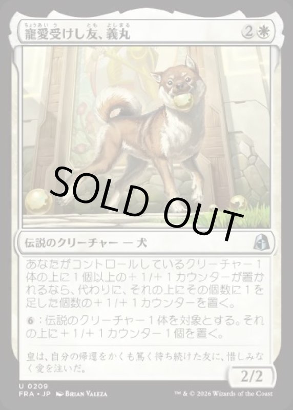 画像1: 寵愛受けし友、義丸/Yoshimaru, Beloved Companion (1)
