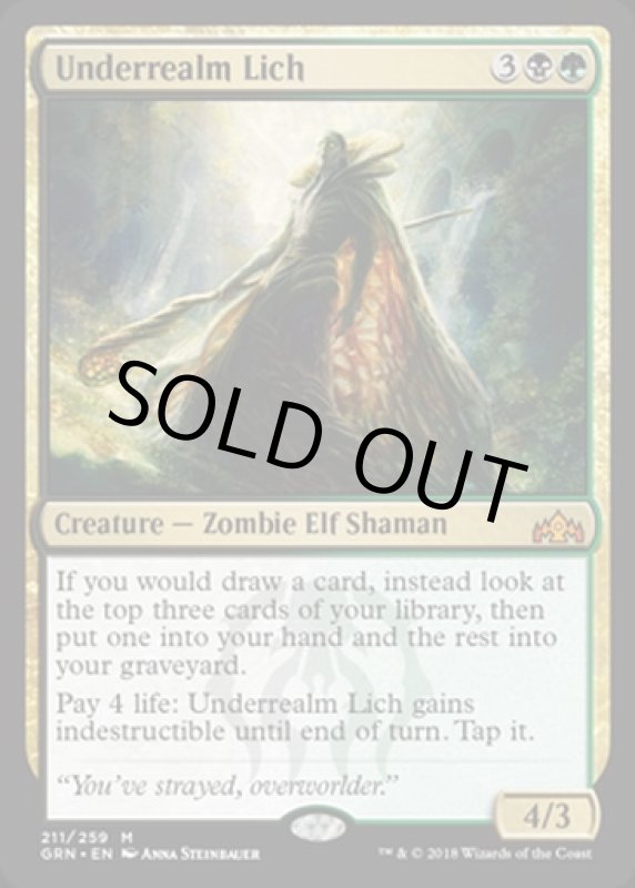 画像2: 地底王国のリッチ/Underrealm Lich  (2)