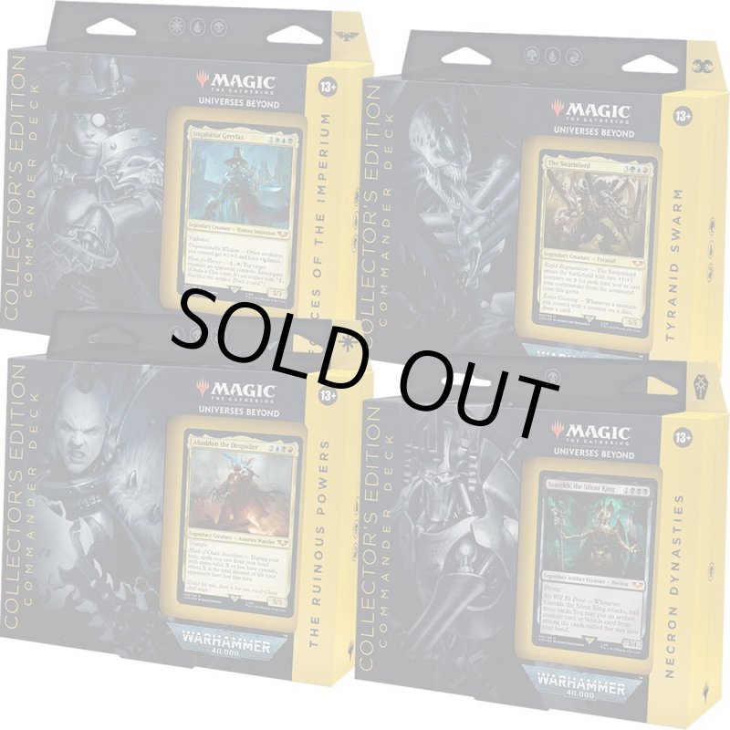 画像1: Warhammer 40,000 Collector's Edition 統率者デッキ4種セット (1)