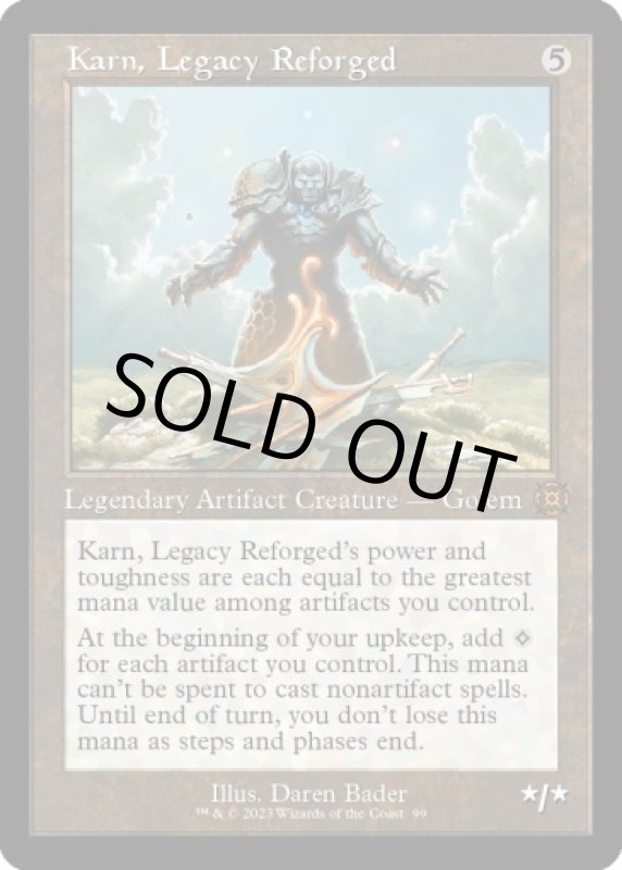 画像2: 【FOIL】【旧枠】再鍛されたレガシー、カーン/Karn, Legacy Reforged (2)