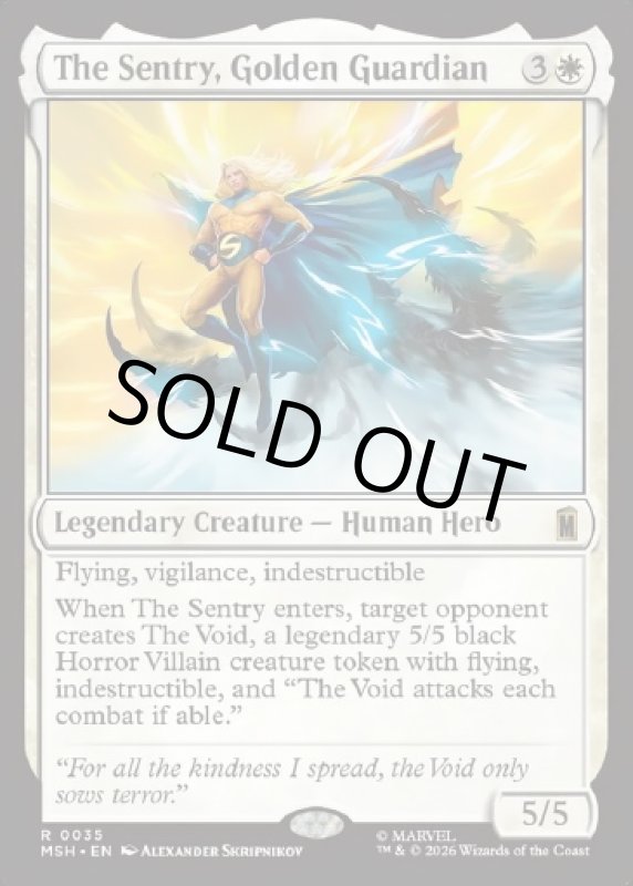 画像2: 金色の守護者、セントリー/The Sentry, Golden Guardian (2)