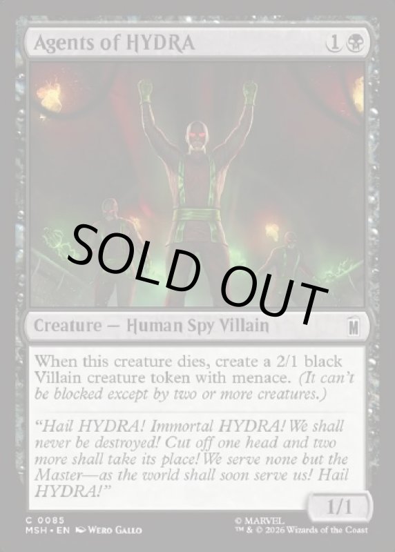 画像2: ヒドラのエージェント/Agents of HYDRA (2)