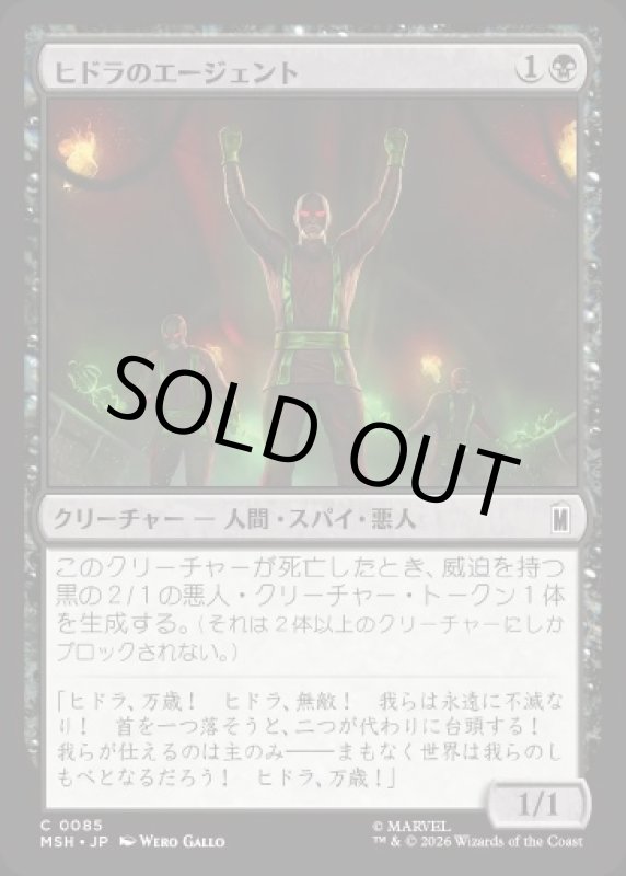 画像1: ヒドラのエージェント/Agents of HYDRA (1)