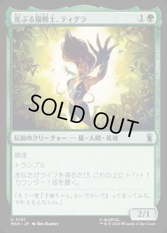 画像1: 荒ぶる猫戦士、ティグラ/Tigra, Feline Fury (1)