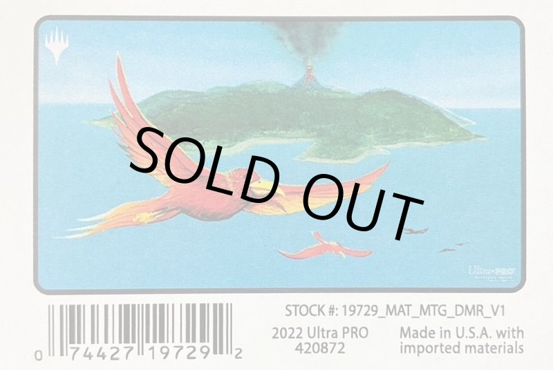 画像2: ドミナリアリマスター【極楽鳥】ブラックステッチプレイマット (2)