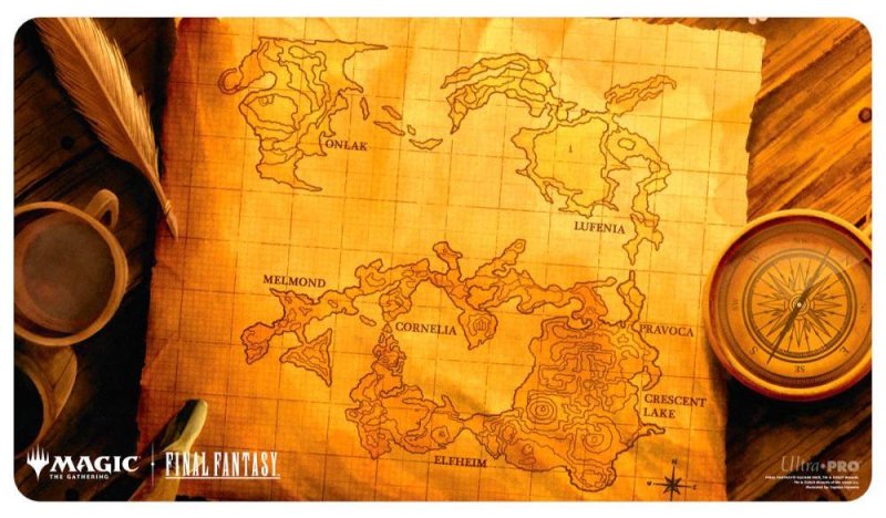 画像1: FinalFantasy【ワールドマップ】プレイマット (1)