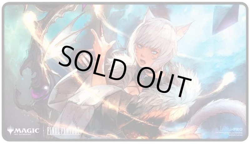 画像1: FinalFantasy【ヤ・シュトラ・ルル】ブラックステッチプレイマット (1)